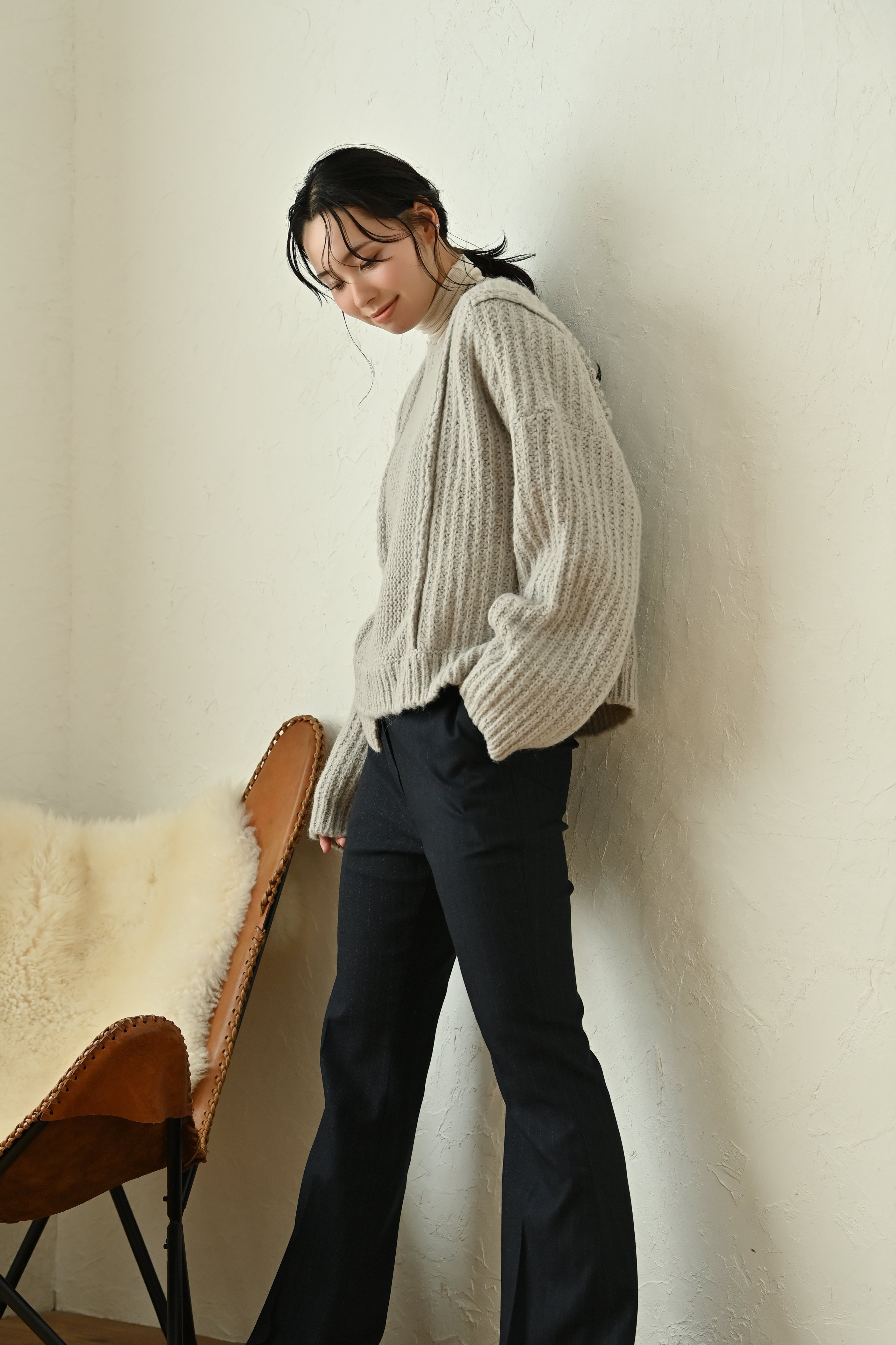 FINEプルオーバーニット