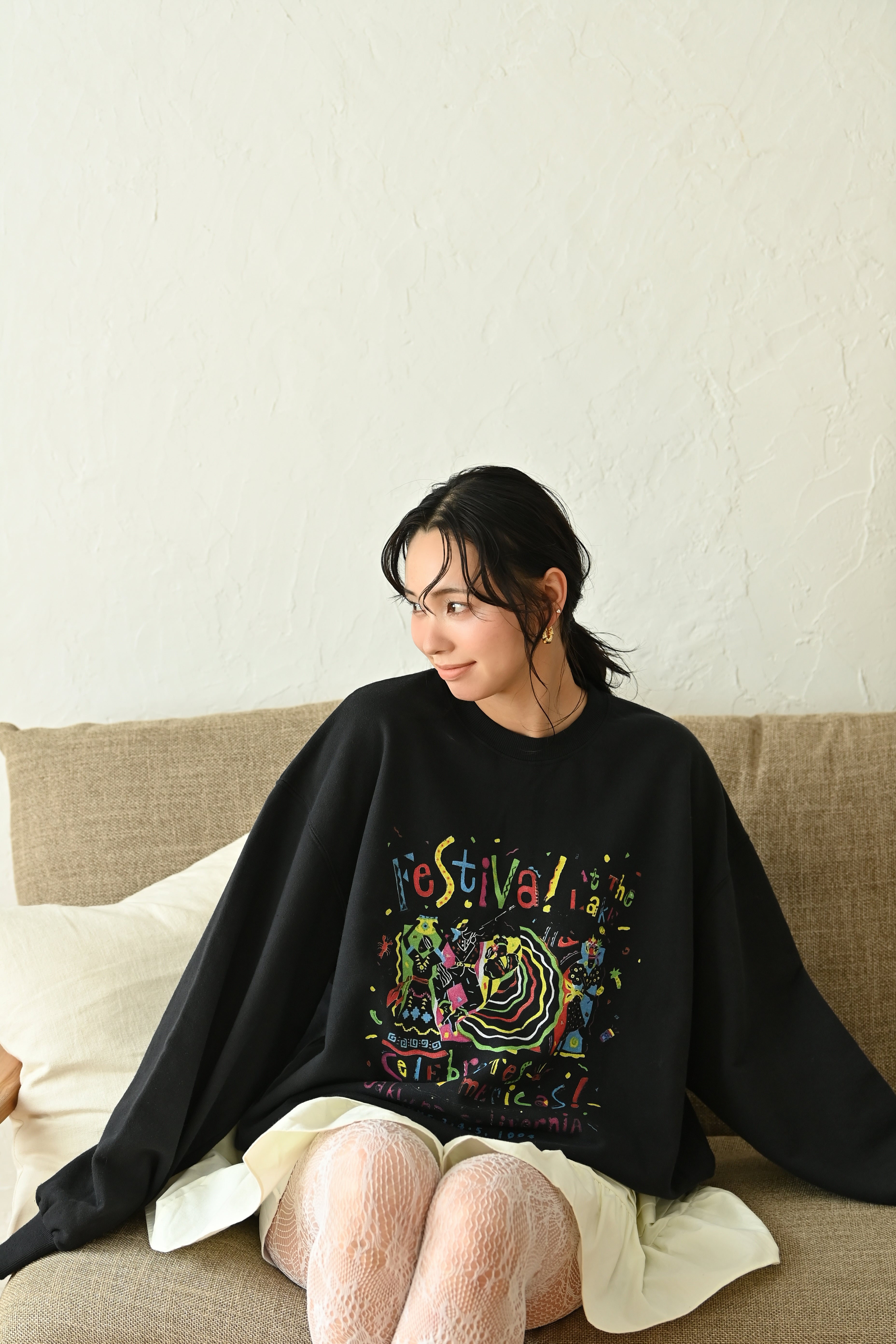 フェスティバルオーバーサイズスウェット
