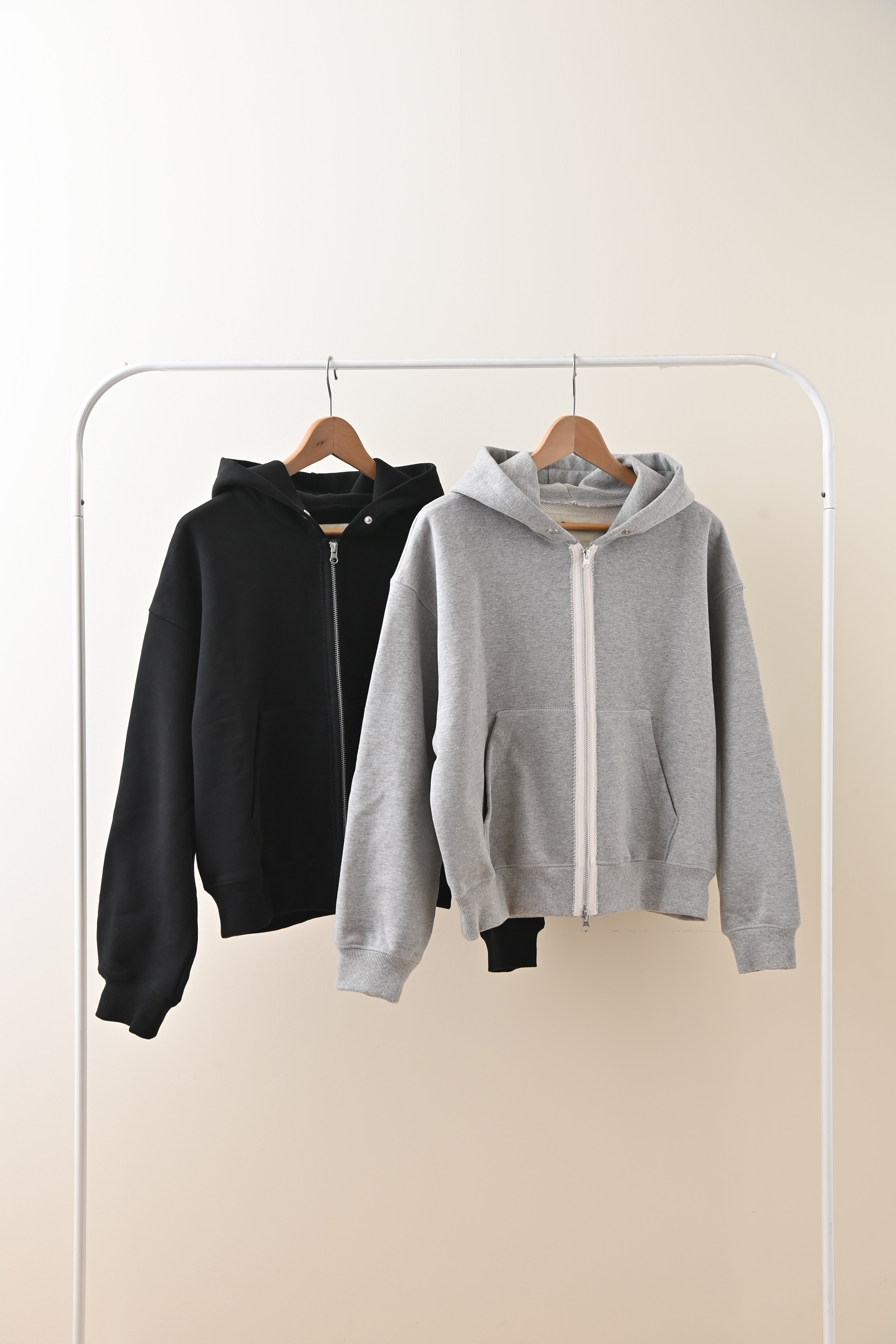 Race zip-up hoodie