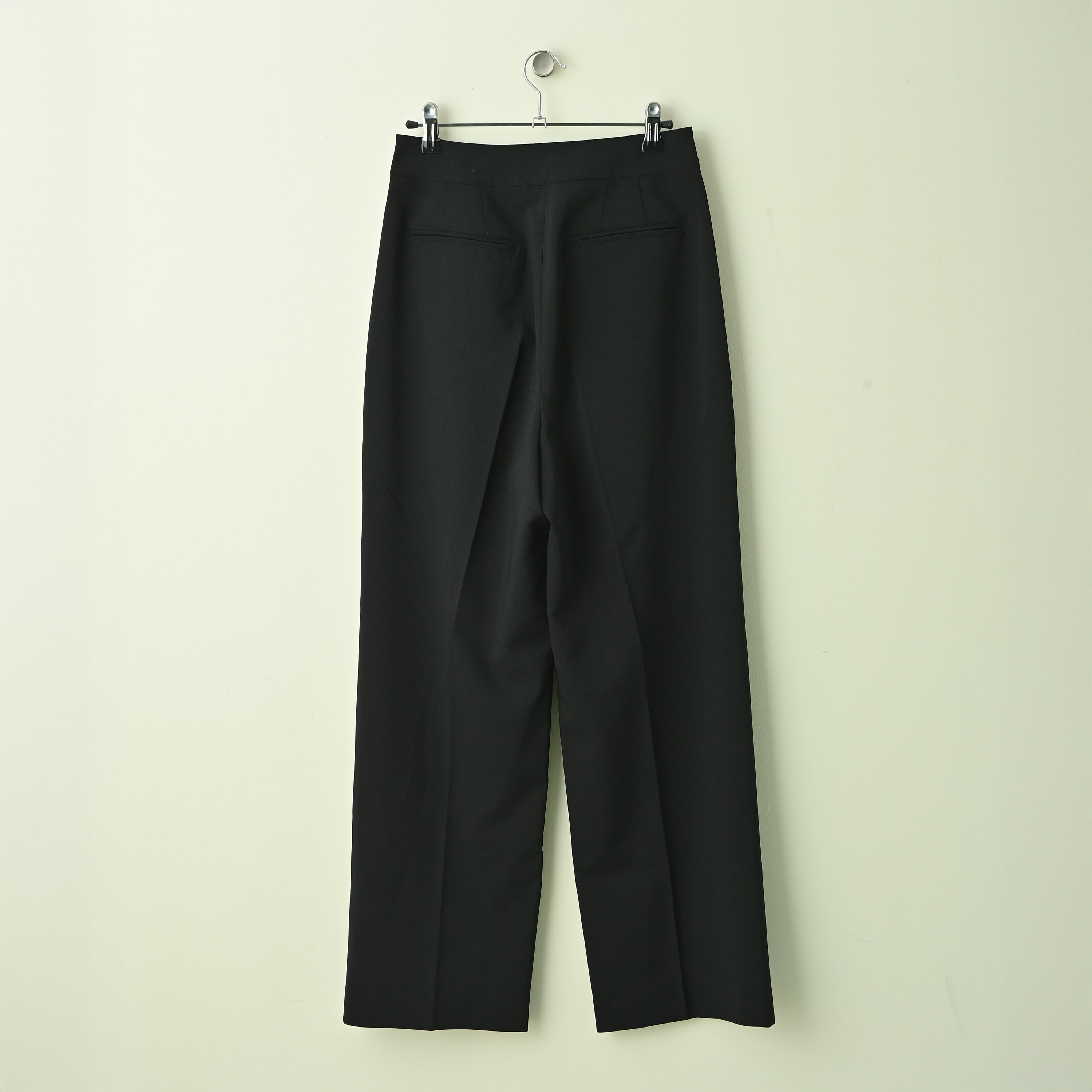 Detail Waist Straight Pants