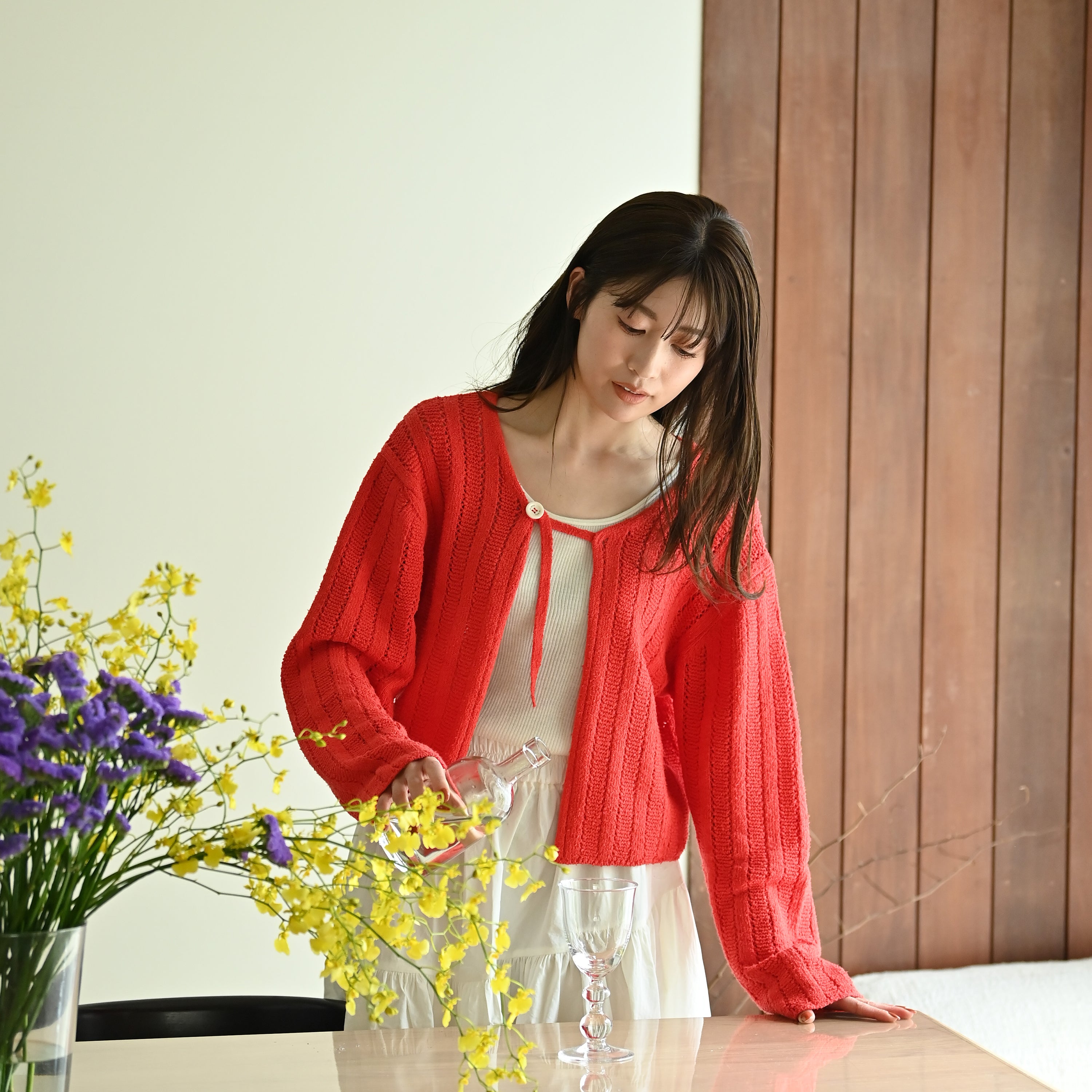 Light Berry Cardigan