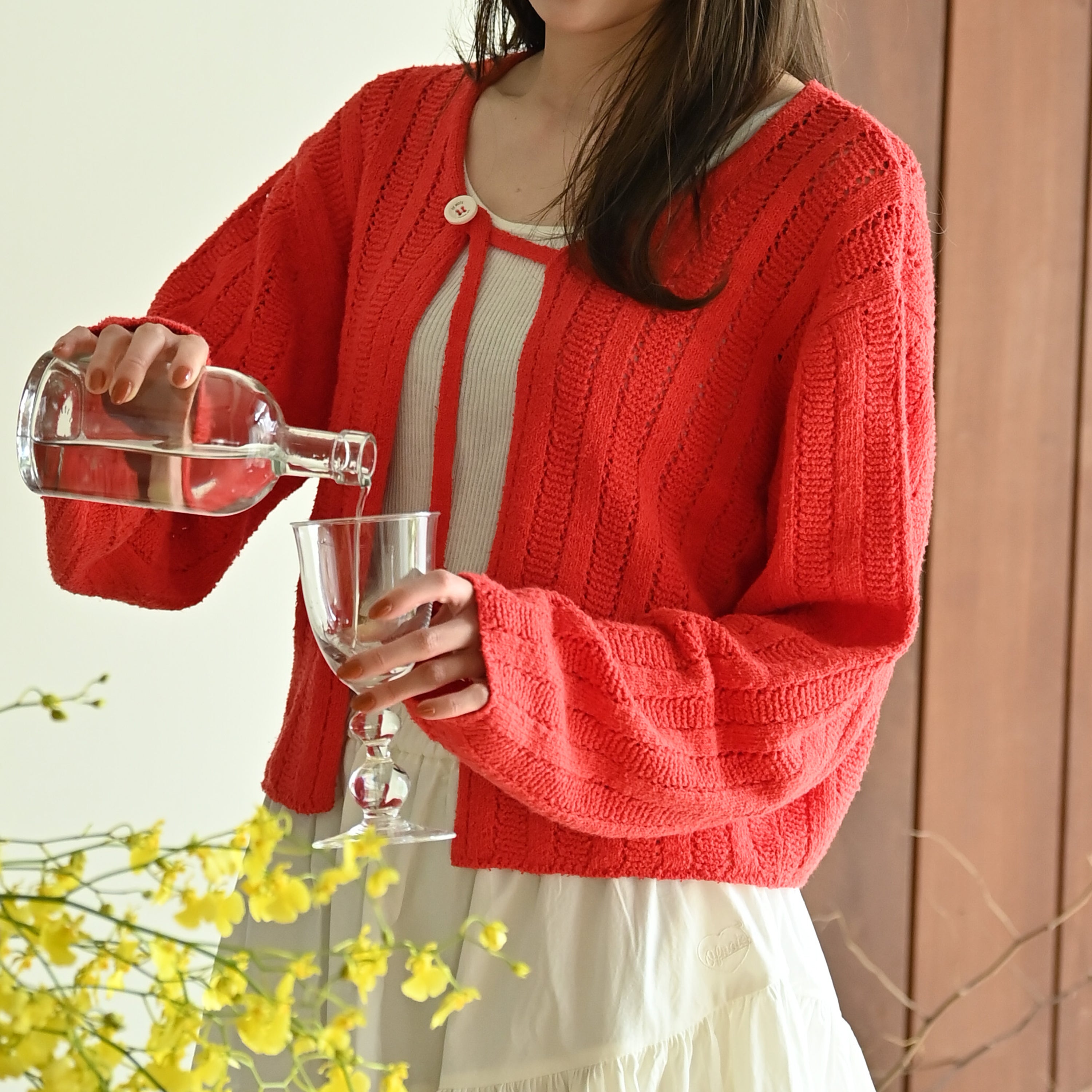 Light Berry Cardigan