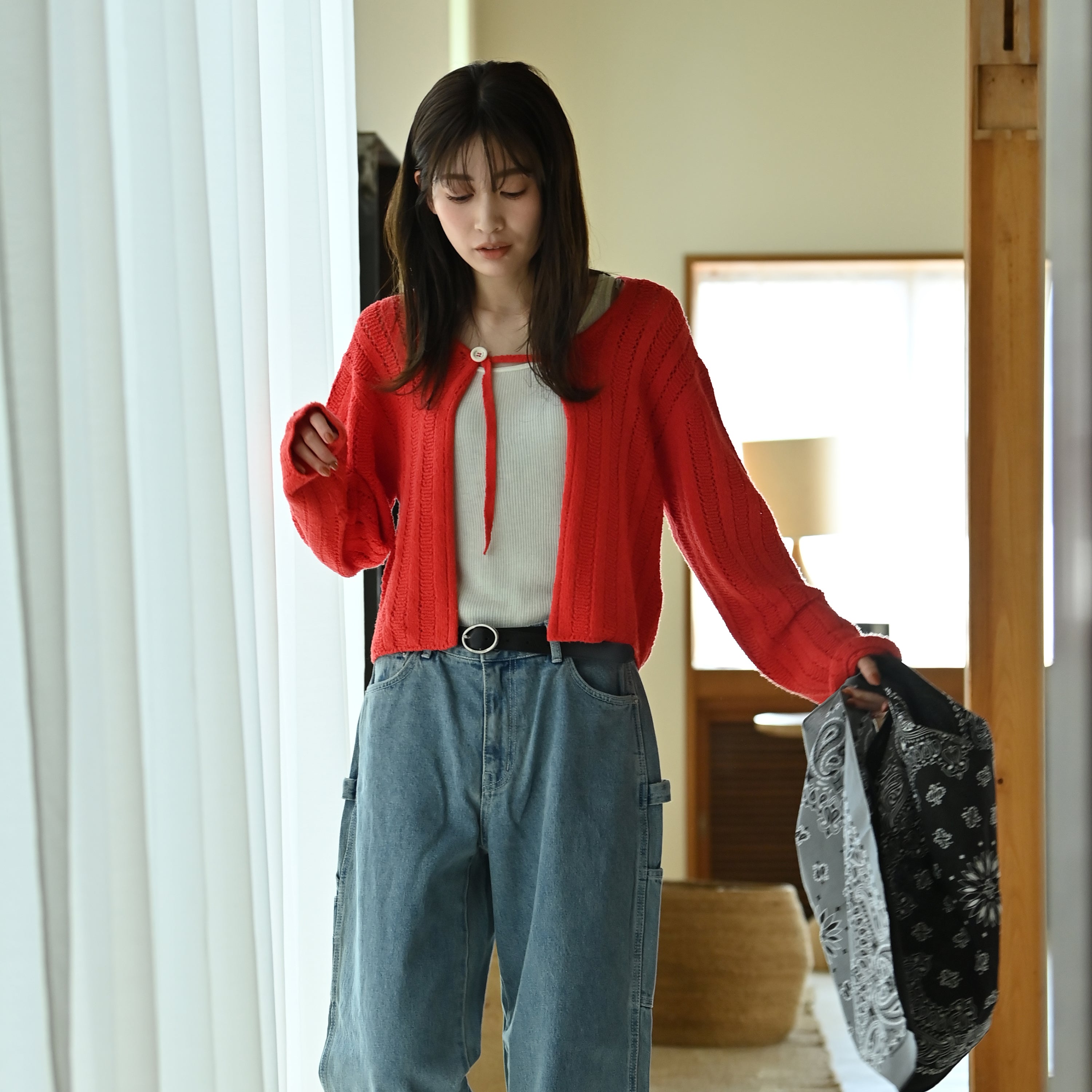 Light Berry Cardigan