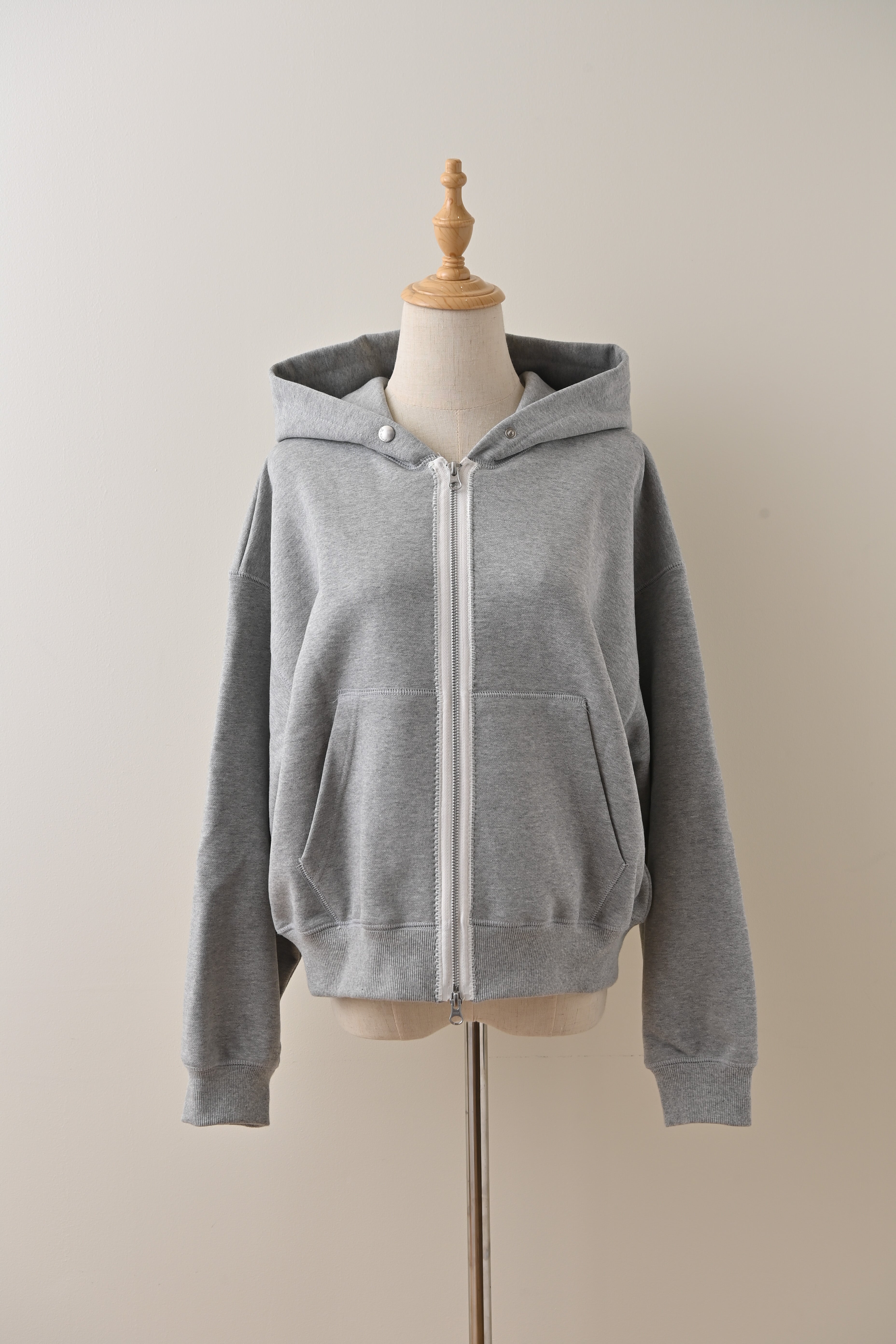 Race zip-up hoodie