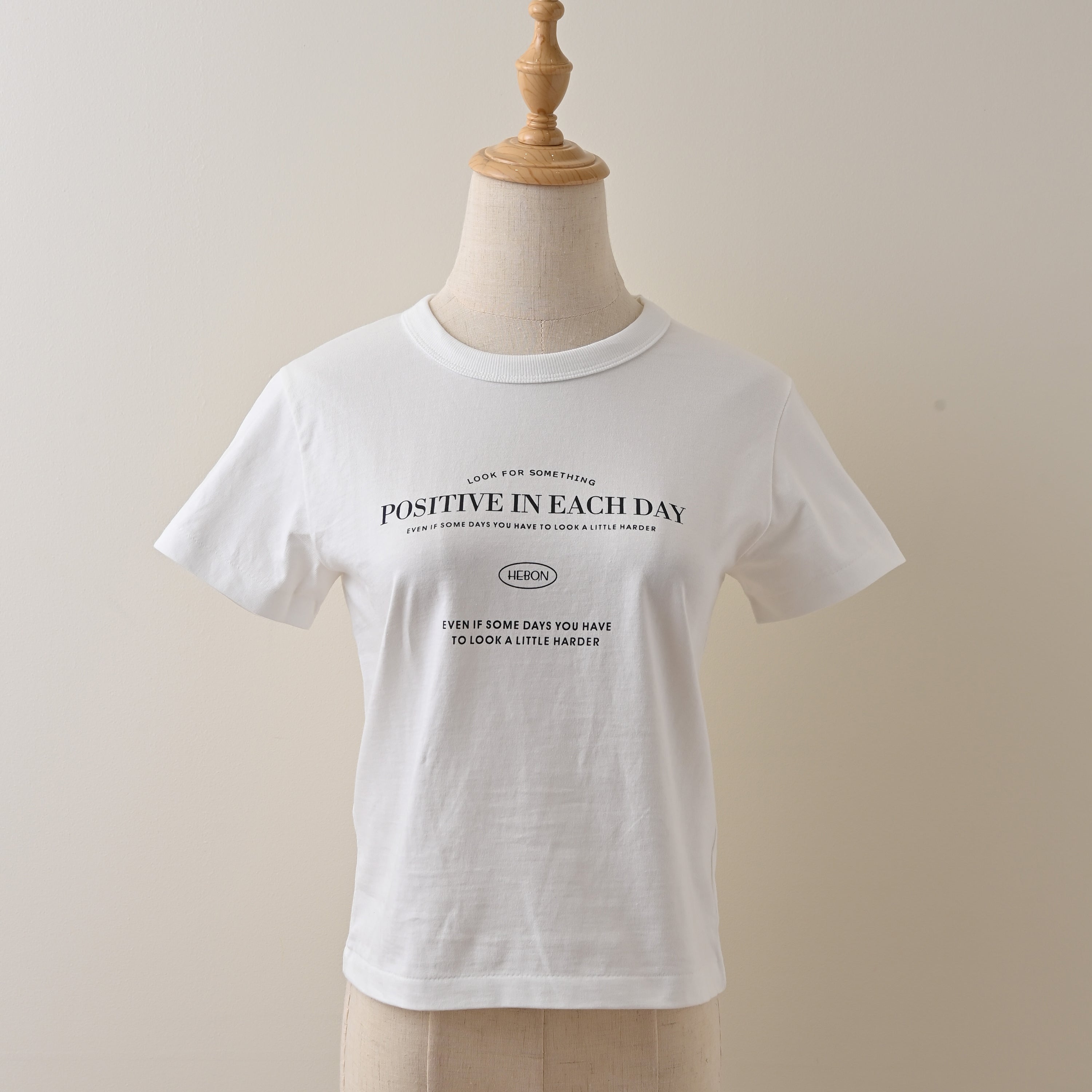 Positive Message Crop Tee