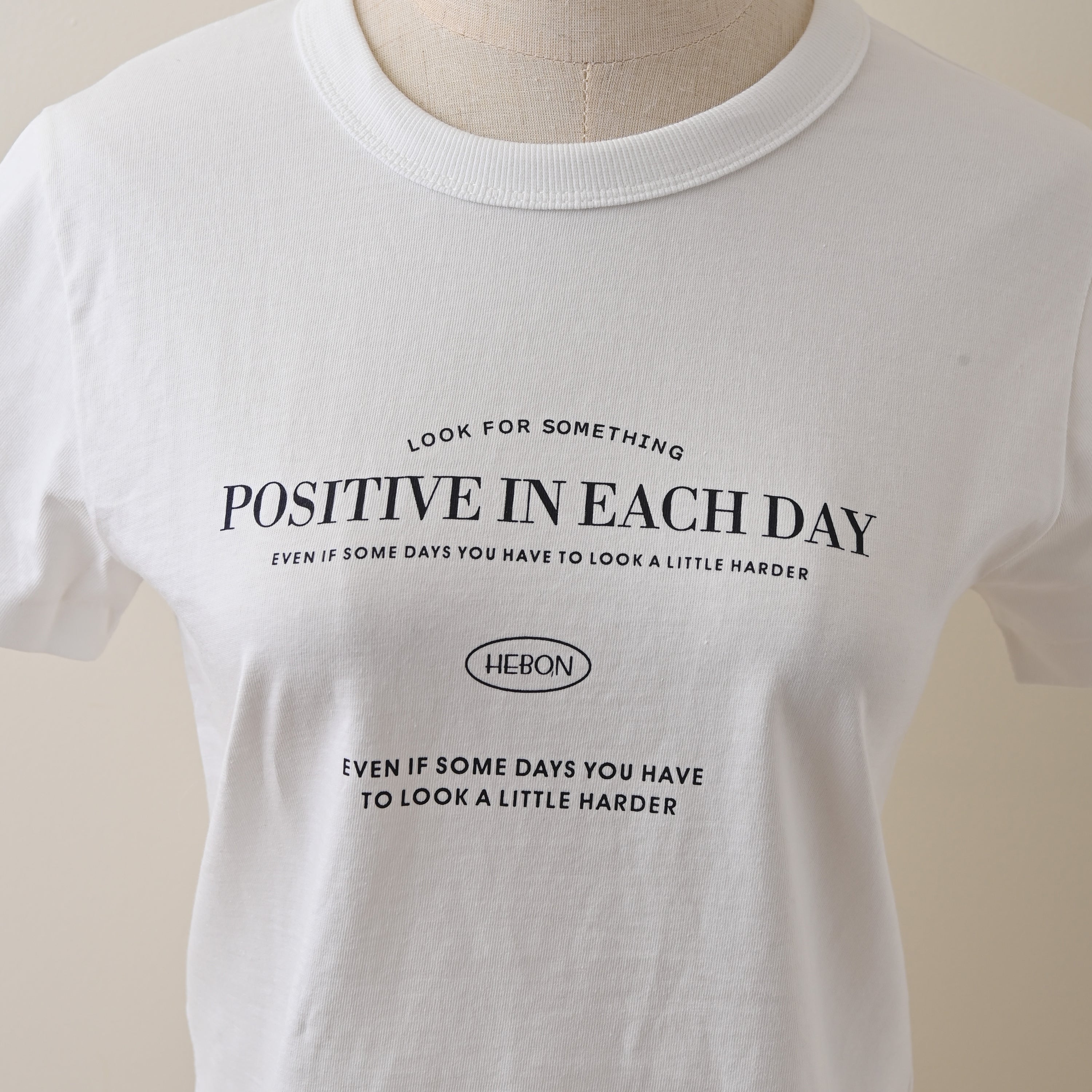 Positive Message Crop Tee