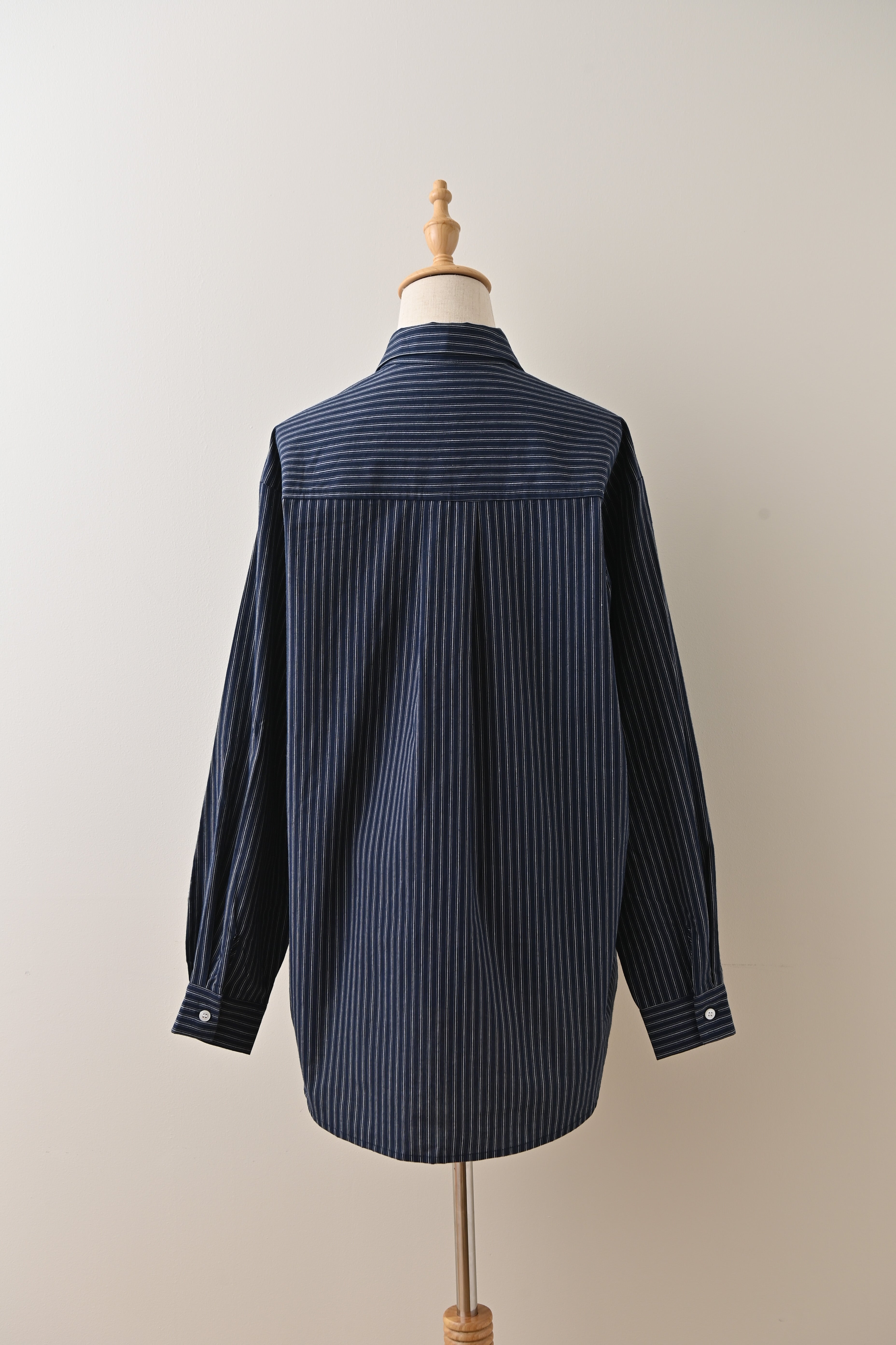 Cotton Oversized Stripe Shirts_#1